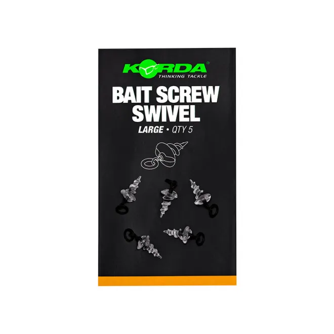 Korda Micro Ring Swivel Bait Screw Large
