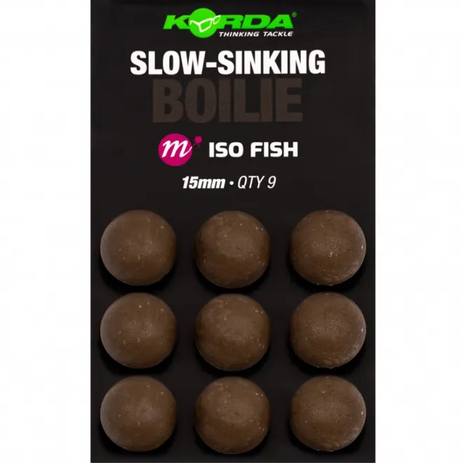 Korda Slow Sinking Boilie ISO Fish 15 mm