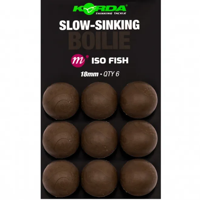 Korda Slow Sinking Boilie ISO Fish 18 mm