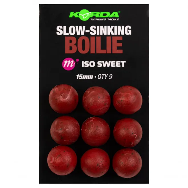 Korda Slow Sinking Boilie ISO Sweet 15 mm