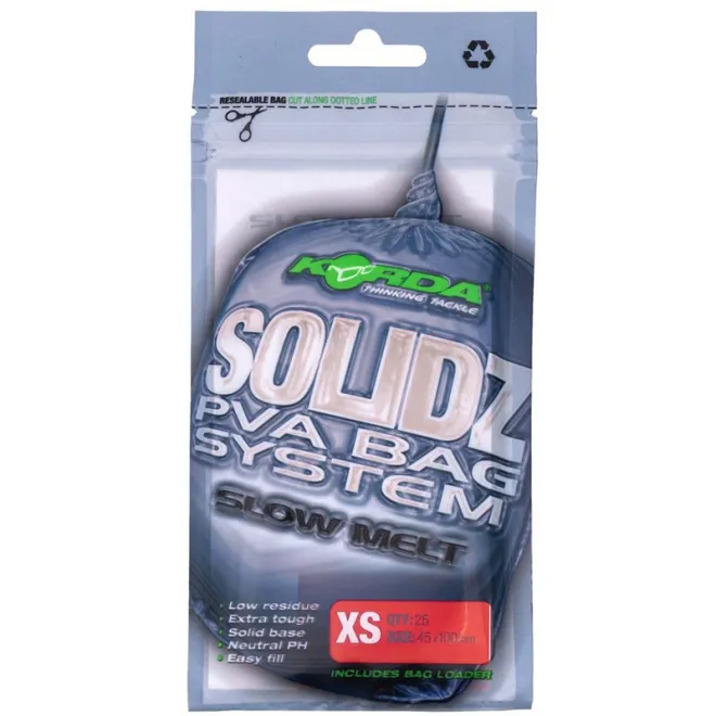 Korda Solidz Slow Melt PVA Bags XS