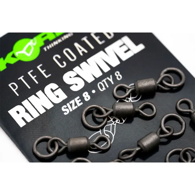 Korda PTFE Ring Swivel Size 8