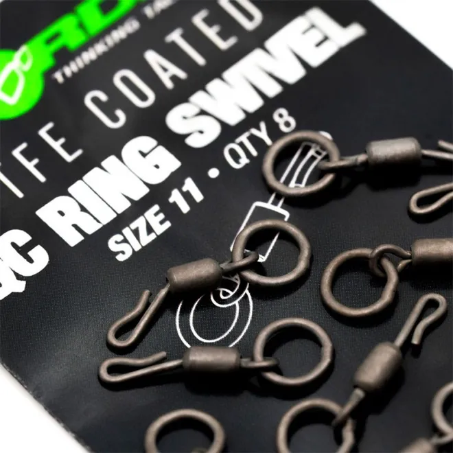 Korda PTFE QC Ring Swivel Size 11