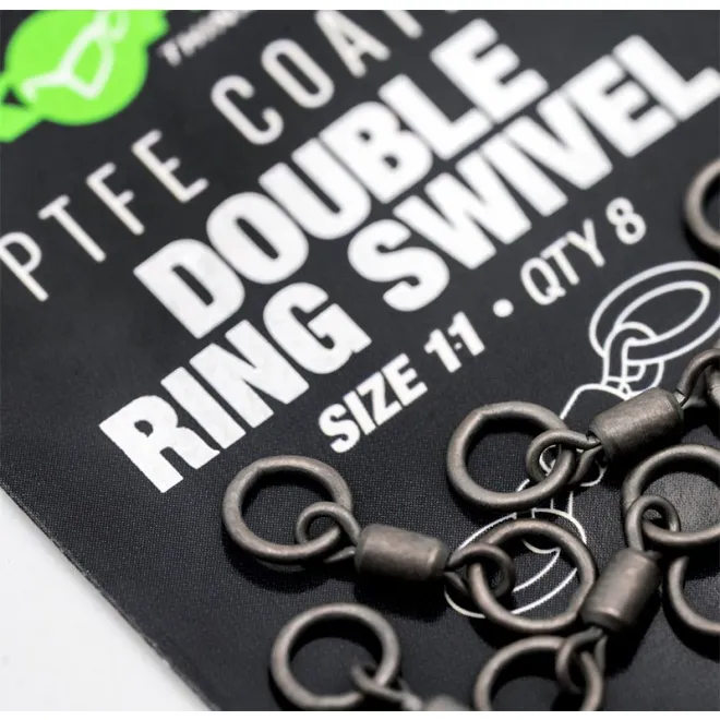 Korda PTFE Double Ring Swivel Size 11