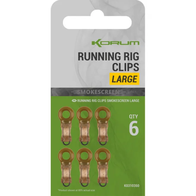 Korum Smokescreen Running Rig Clips Large
