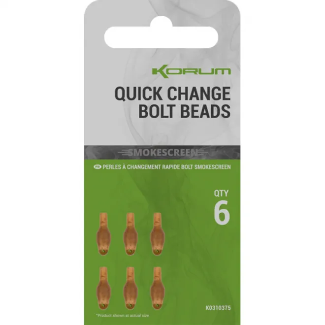 Korum Smokescreen Quick Change Bolt Beads