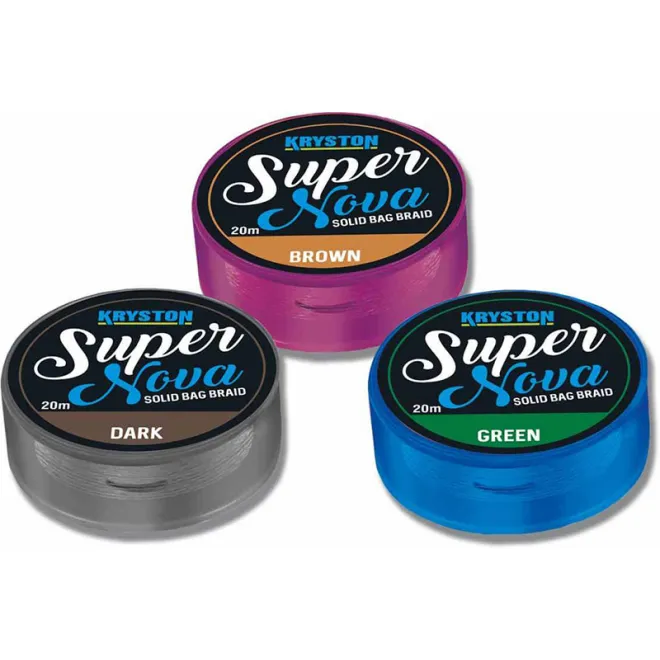 Kryston Super Nova Solid Bag Braid Weed Green 20 m 35 lb 