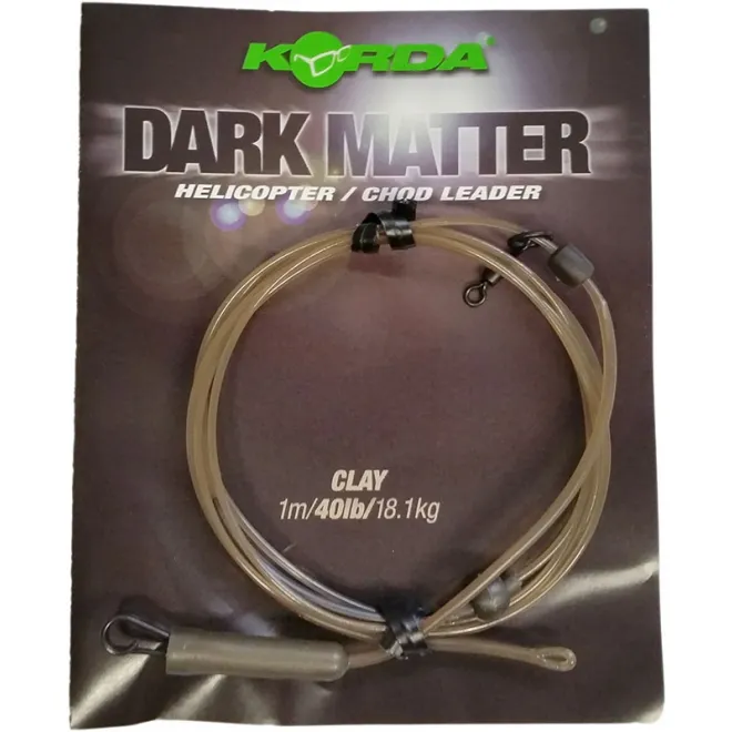 Korda Dark Matter Helicopter Chod Leader - Clay