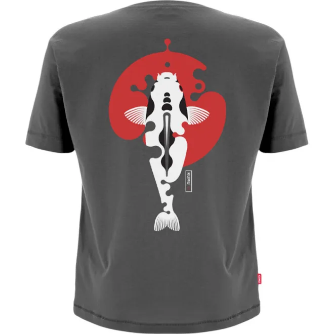 Kumu Rising Sun Grey Tee M