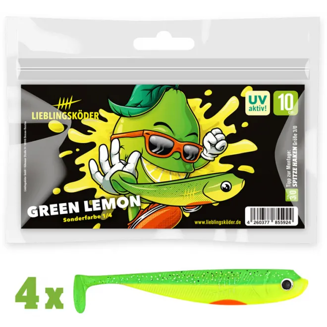 Lieblingsköder 10 cm - Green Lemon