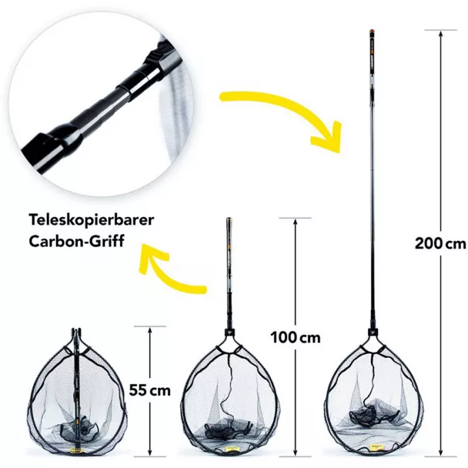 Lieblingsköder Utraboost Barsch Teleskop Kescher