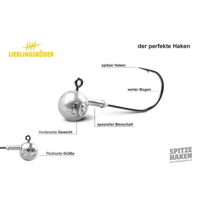 Lieblingsköder Spitze Haken 3/0 - 18 g