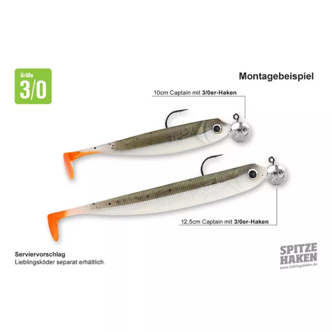 Lieblingsköder Spitze Haken 3/0 - 18 g