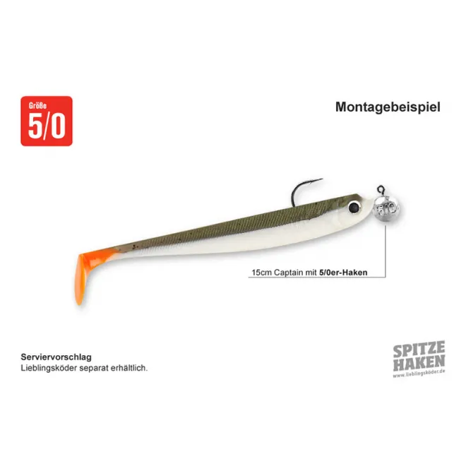 Lieblingsköder Spitze Haken 5/0 - 8 g