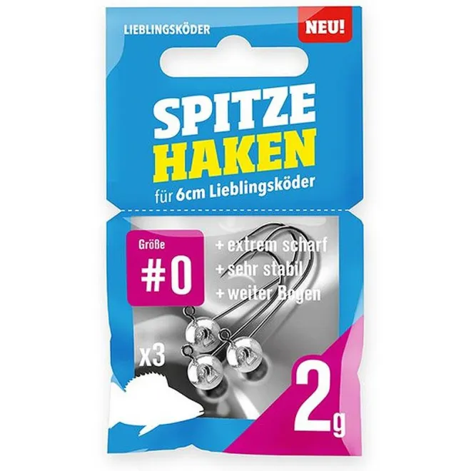Lieblingsköder Spitze Haken #0 - 2 g