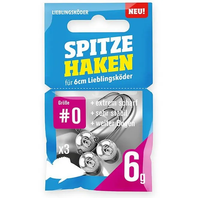 Lieblingsköder Spitze Haken #0 - 6 g