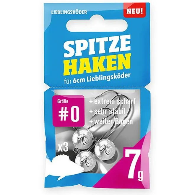 Lieblingsköder Spitze Haken #0 - 7 g