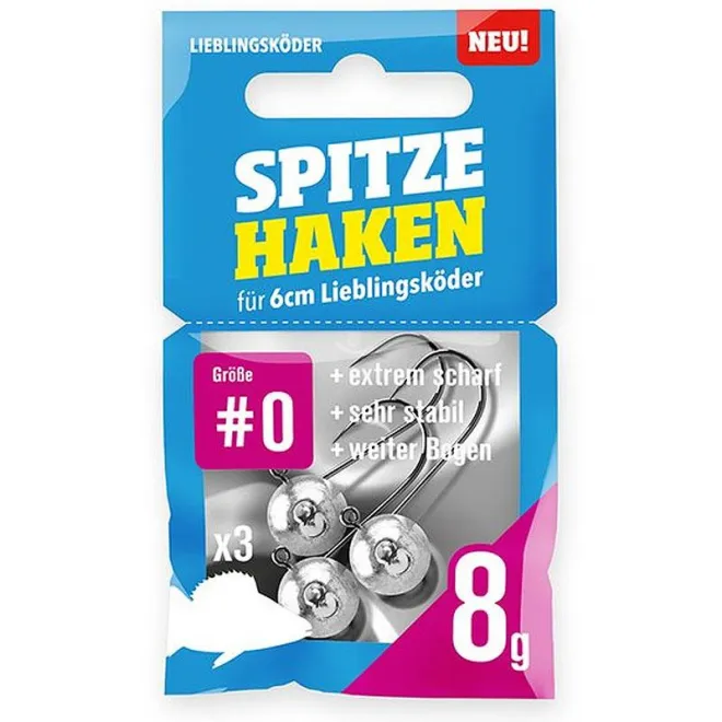 Lieblingsköder Spitze Haken #0 - 8 g