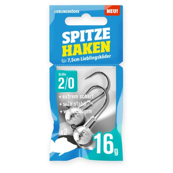 Lieblingsköder Spitze Haken 2/0 - 16 g
