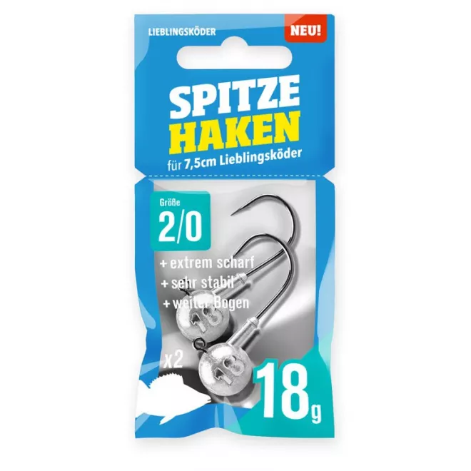 Lieblingsköder Spitze Haken 2/0 - 18 g