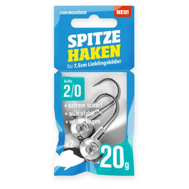 Lieblingsköder Spitze Haken 2/0 - 20 g