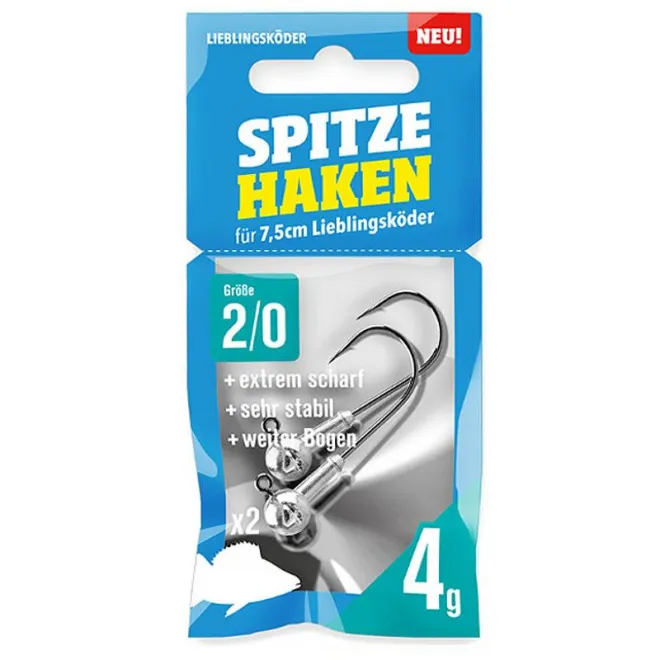 Lieblingsköder Spitze Haken 2/0 - 4 g