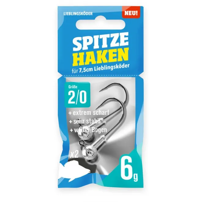 Lieblingsköder Spitze Haken 2/0 - 6 g