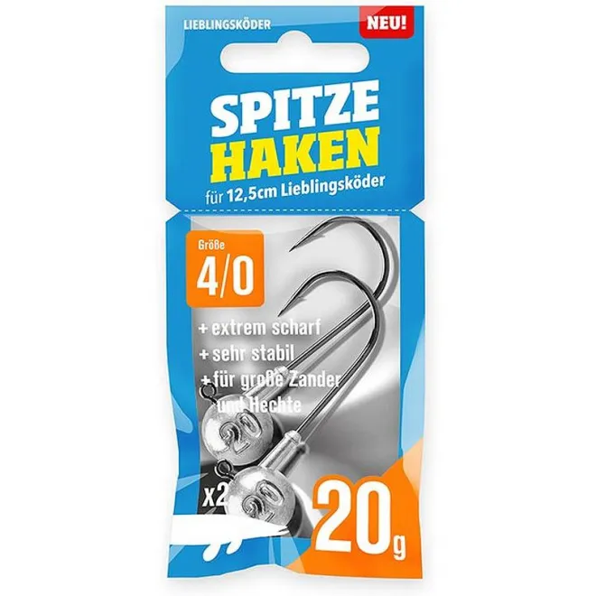 Lieblingsköder Spitze Haken 4/0 - 20 g