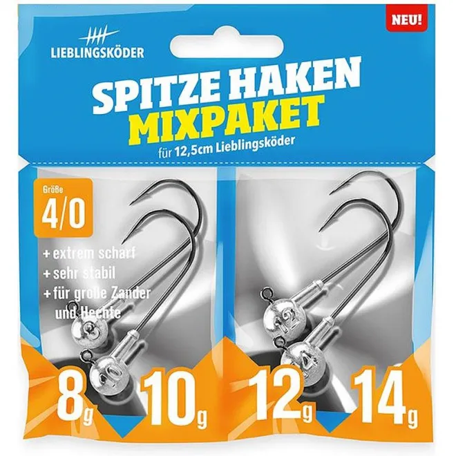 Lieblingsköder Spitze Haken 4/0 - Mix