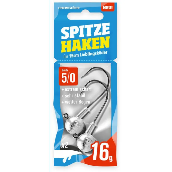 Lieblingsköder Spitze Haken 5/0 - 16 g