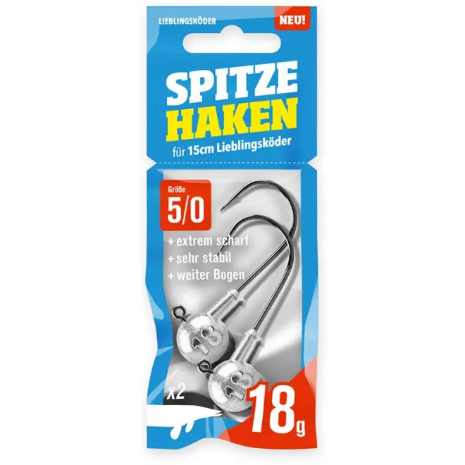 Lieblingsköder Spitze Haken 5/0 - 18 g