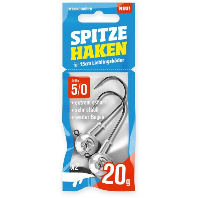 Lieblingsköder Spitze Haken 5/0 - 20 g
