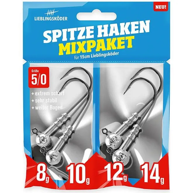 Lieblingsköder Spitze Haken 5/0 - Mix