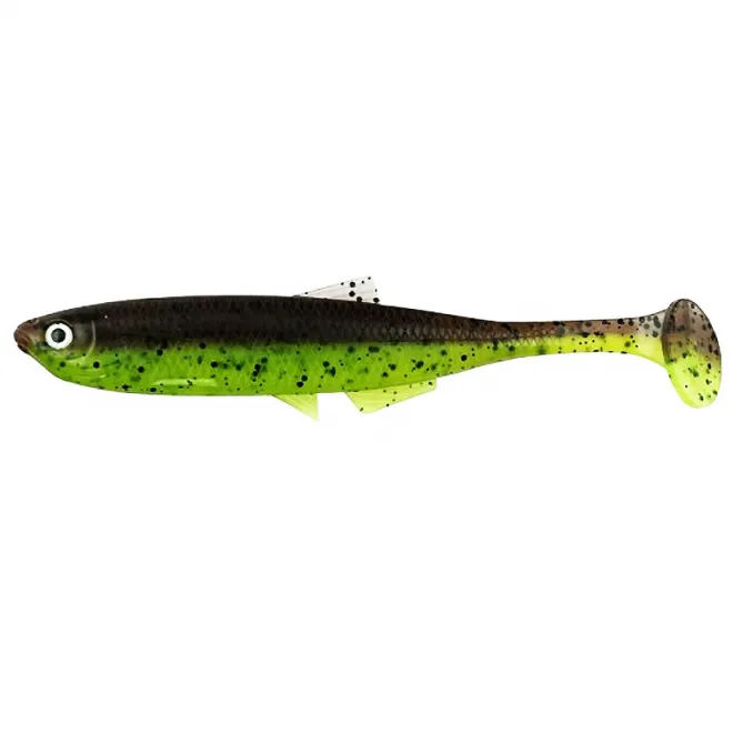 #LMAB KØFI (KÖFI) Bleak Shad 12 cm Green Pumpkin Chartreuse
