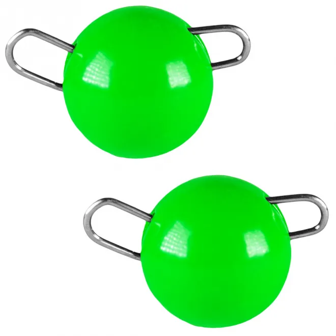 #LMAB Tungsten Chebu Sinker Fluo Green 5 g