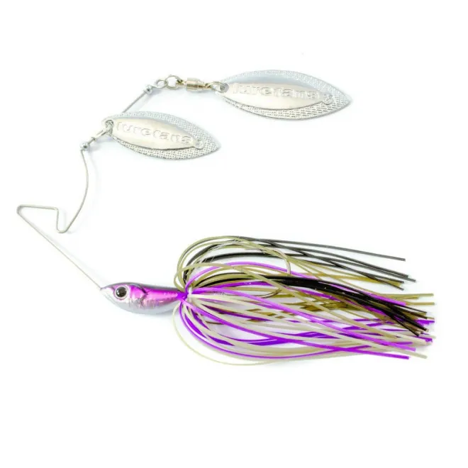 Lurefans F10 Spinnerbait Purple Shiner #112