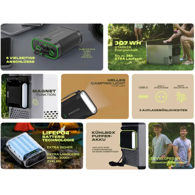 Maentum X-TRA Akku 300 Powerstation 307 Wh