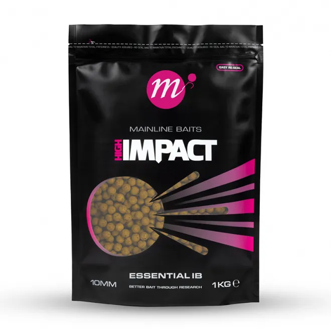 Mainline Baits High Impact Shelf Life Boilies Essential IB 1 kg 10 mm