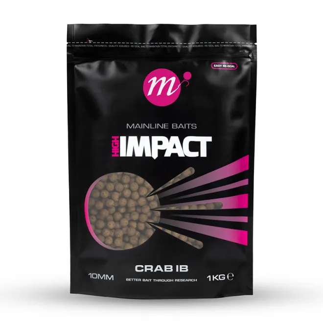 Mainline Baits High Impact Shelf Life Boilies Crab IB 1 kg 10 mm