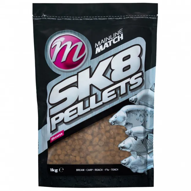 Mainline Baits Match SK8 Coarse Pellet 1 kg 8 mm