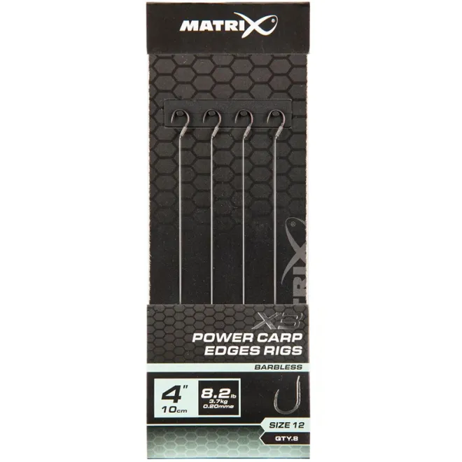 Matrix X3 Power Carp Edge 10 cm Rigs Size 12