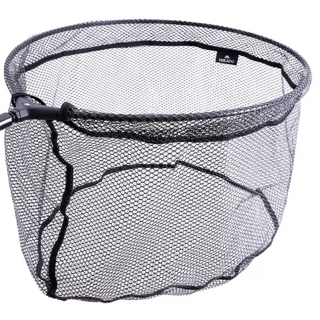 Mikado Kescherkopf Gummiertes Netz 60 x 50 cm Maschen 6 mm