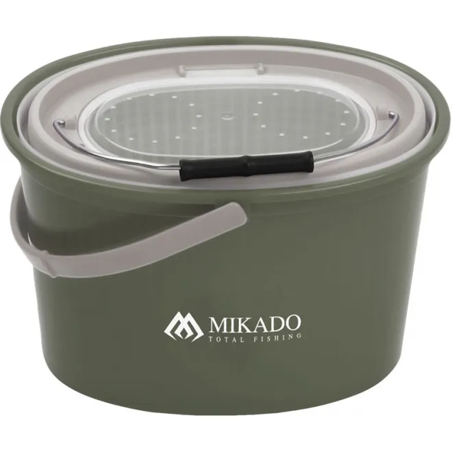 Mikado Köderfischeimer Oval ABM 325 31x22x22 cm