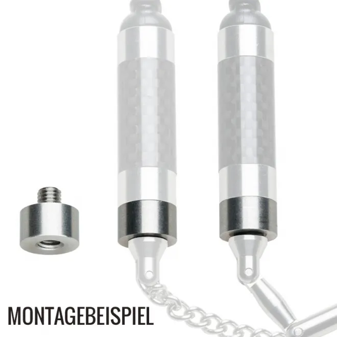 Mivardi Zusatzgewichte MCX Stainless 2 Stück