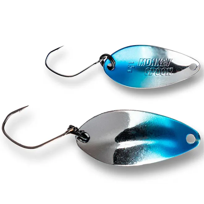 Monkey Lures Monkey Spoon El Chapo 1,5 g Silver Surfer