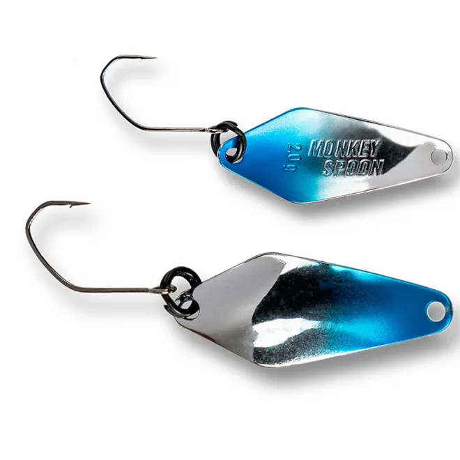 Monkey Lures Monkey Spoon El Nacho 2,0 g Silver Surfer