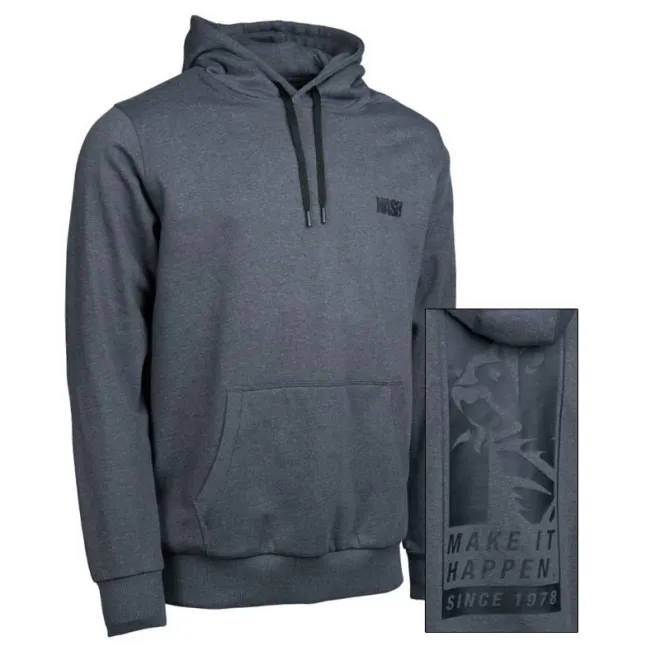 Nash Make It Happen Since 1978 Hoody Grey Marl M