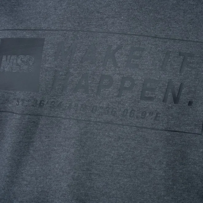 Nash Make It Happen Coordinates Hoody Grey Marl M