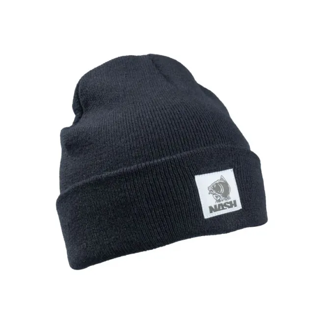 Nash Make it Happen Badge Beanie Hat Black