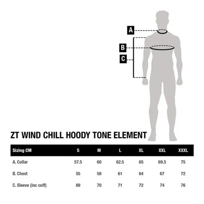 Nash ZT Wind Chill Hoody Two Tone Element M